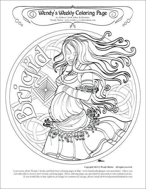 Wiccan coloring book